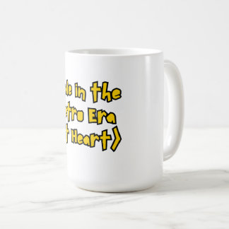 Retro Aesthetic Mug – Minimalist Vintage Typograph Kaffeetasse