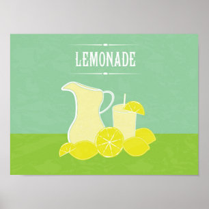 Rétro affiche de limonade