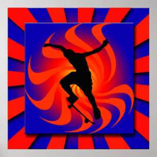 RÉTRO AFFICHE DE PLANCHISTE