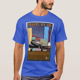 Retro Airline Reise DC301 T-Shirt