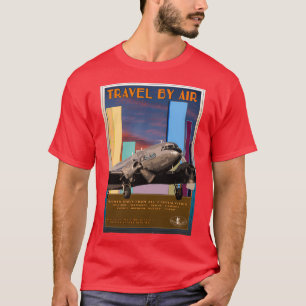 Retro Airline Reise DC302a T-Shirt
