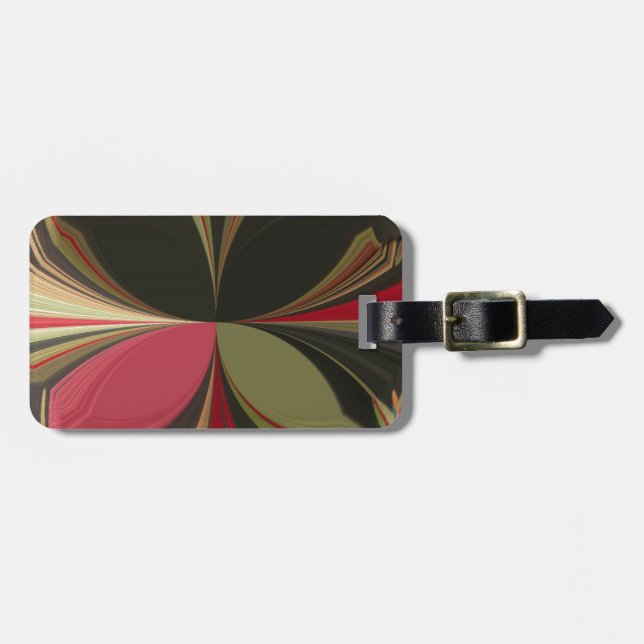 Retro Akuna Matata Gift elegantes Kleidungsstück F Gepäckanhänger (Vorderseite horizontal)