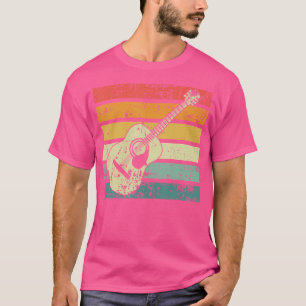 Retro-Akustikgitarre T-Shirt