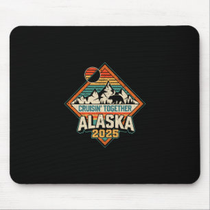 Retro-Alaska-Kreuzfahrt 2025 Cruisin Together Urla Mousepad
