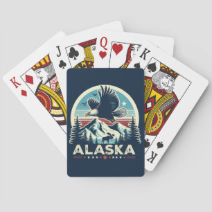 Retro Alaska Spielkarten