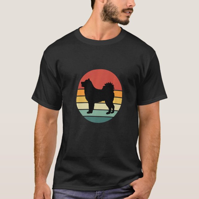 Retro Alaskan Malamute  Dog  Owner Men Women T-Shirt (Vorderseite)