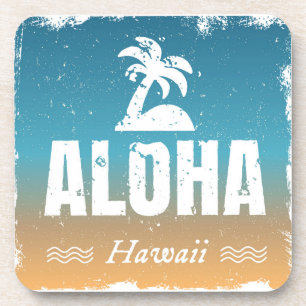 Retro Aloha Hawaii Untersetzer