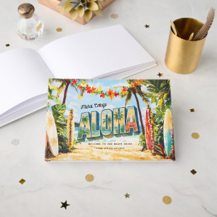Retro Aloha Tropical Beach House Vermietung Gästebuch