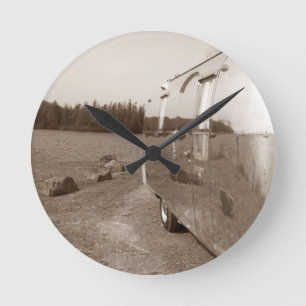 Retro Aluminium Uhr für Anhänger Vintage Reflexion