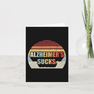 Retro Alzheimer Demenz Alzheimer Disease Awaren Karte