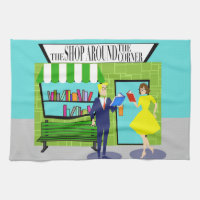 Rétro Amateurs de livre serviette de cuisine