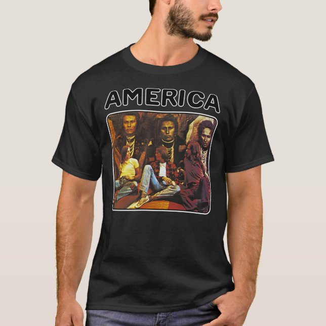 Retro America Band Rock-Geschenk für Fans Essentia T-Shirt (Vorderseite)