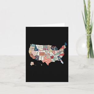 Retro America Usa Karte Gott sagen Sie sind Bibel 