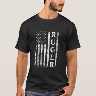 Retro American Flag Ruger American Family Day Shir T-Shirt