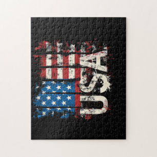 Retro American Flag USA 4. Juli