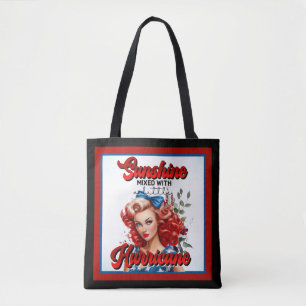 Retro American Pinup_ Sunshine Mixed Tote Bag Tasche