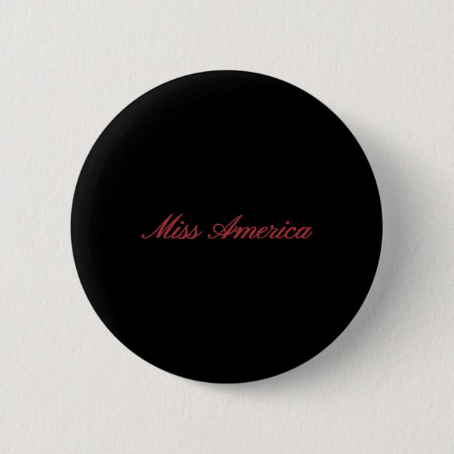 Retro-Amerikanerin Ba  Button (Vorderseite)