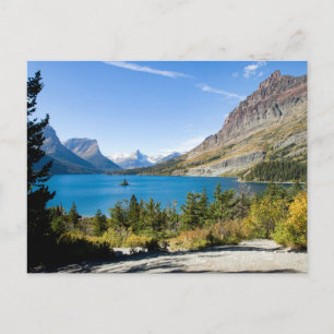 Retro-Amerikanische Landschaftspostkarte Postkarte