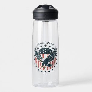 Retro Amerikanischer Adler Trinkflasche