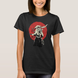 Retro Ancient Japan Samurai Warrior Vintag Tokio T-Shirt