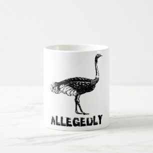Retro angeblich Ostrich Kaffeetasse