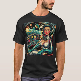 Retro angetrieben von Lippenstift! T-Shirt