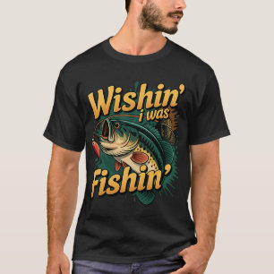 Retro-Angler Stimmung mit fetter Beute Energie T-Shirt