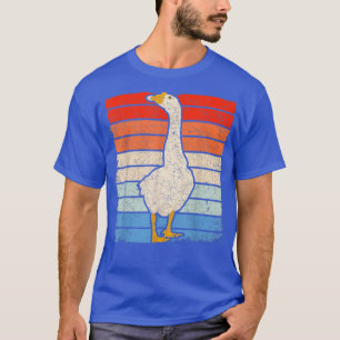 Retro Animal Gänse Lover Bauer Farm Vogel Gänse T-Shirt