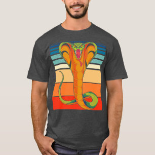 Retro Animal Reptile Lover Pet Cobra Schlange T-Shirt