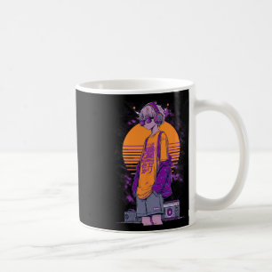 Retro Anime Gamer Boy Kaffeetasse