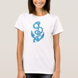 Retro Anker mit Seil T-Shirt