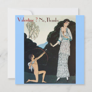 RETRO-ANTI-VALENTINSTAG-PARTY-WACHS-SIEGEL-MONOGRA EINLADUNG
