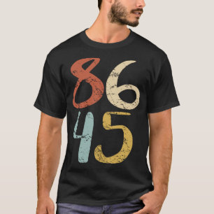 Retro AntiTrumpf klagen preseident Trumpf 86 45 an T-Shirt