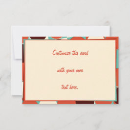 Retro-Antwortkarte 13 x 9 cm RSVP Karte