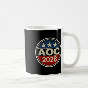Retro Aoc 2028 Kampf Oligarchie Protest Résist Ber Kaffeetasse