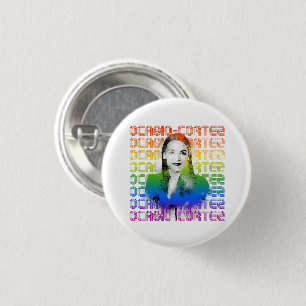 Retro AOC Pride Button