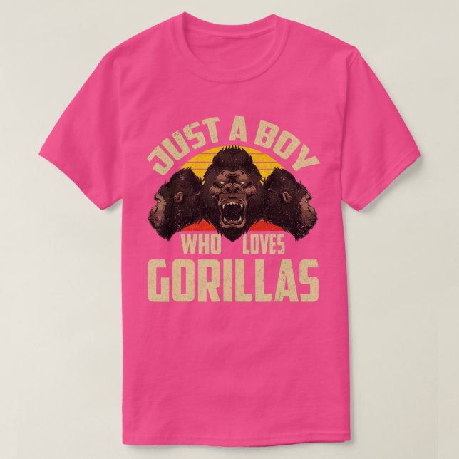 Retro Ape Zoo Villa Saroli T-Shirt (Design vorne)