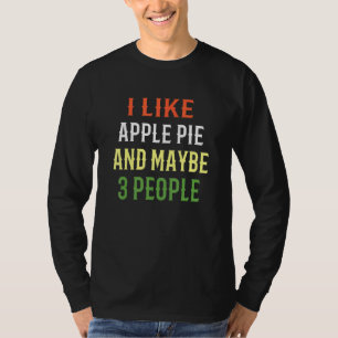 Retro Apfelkuchen I mag Apfelkuchen und vielleicht T-Shirt