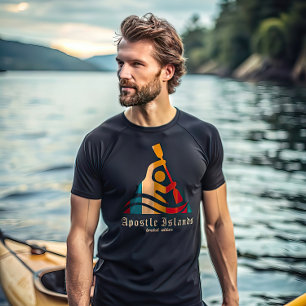 Retro Apostle Islands Kayaking T-Shirt