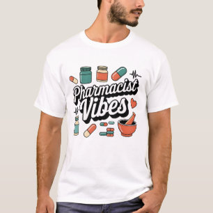 Retro Apotheker Vibes Apotheke Mitarbeiter Medizin T-Shirt