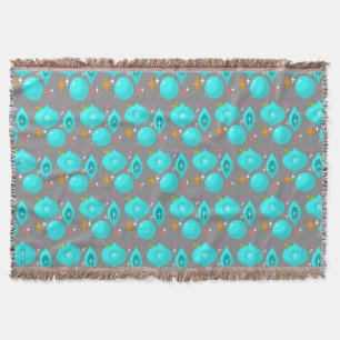 Retro Aqua Ornaments Decke