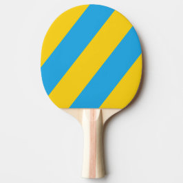 Retro Aqua Reef Drei fette Streifen Tischtennis Schläger