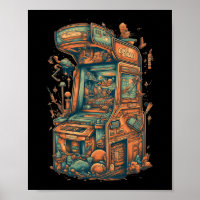 Retro Arcade Gamer Clic Gaming Arcade Machine