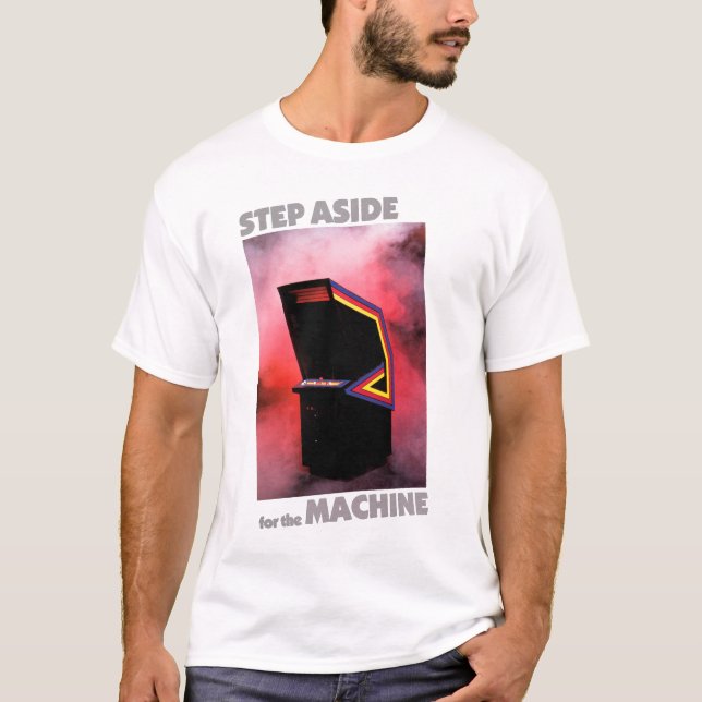 Retro Arcade Gaming 80er T - Shirt (Vorderseite)