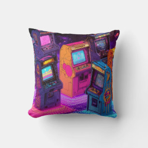 Retro-Arcade-Maschinen Kissen