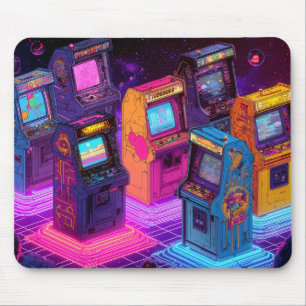 Retro-Arcade-Maschinen Mousepad