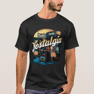 Retro-Arcade-Spiele-Videospiel-Nostalgie-Junge T-Shirt