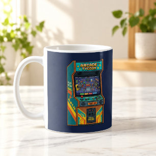 Retro-Arcade-Tycoon-80er-Pixel-Arcade-Schrank-Mug Kaffeetasse