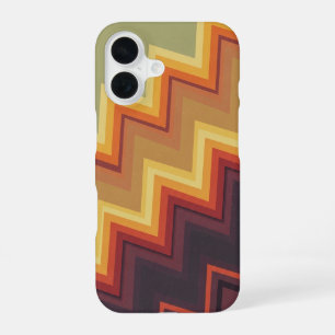 Retro-Arcade-Zickzack iPhone 16 Hülle