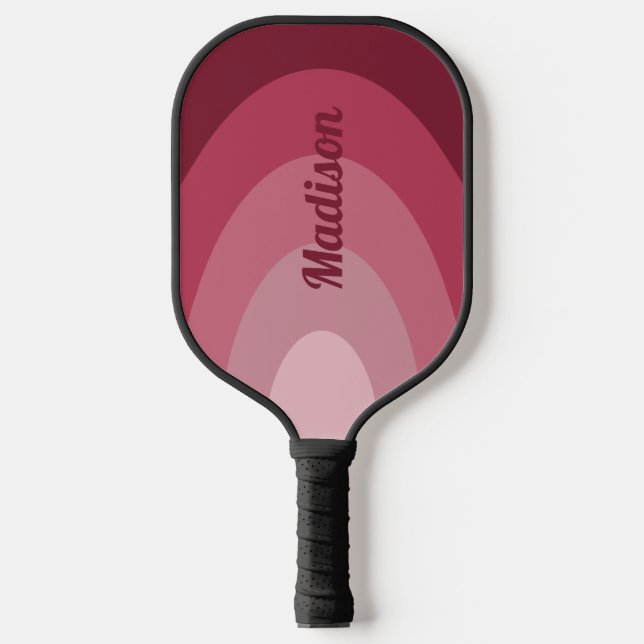 Retro Arch Personalisiert Pickleball Schläger (Vorderseite)